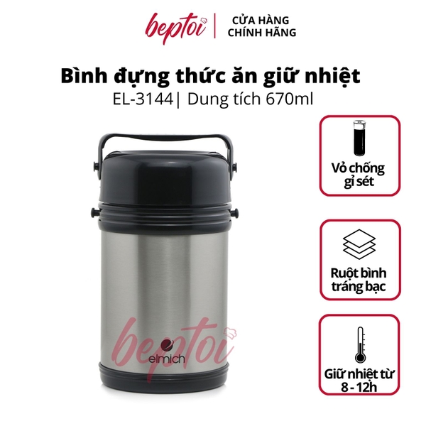 Bình giữ nhiệt đựng thức ăn Elmich EL-3144