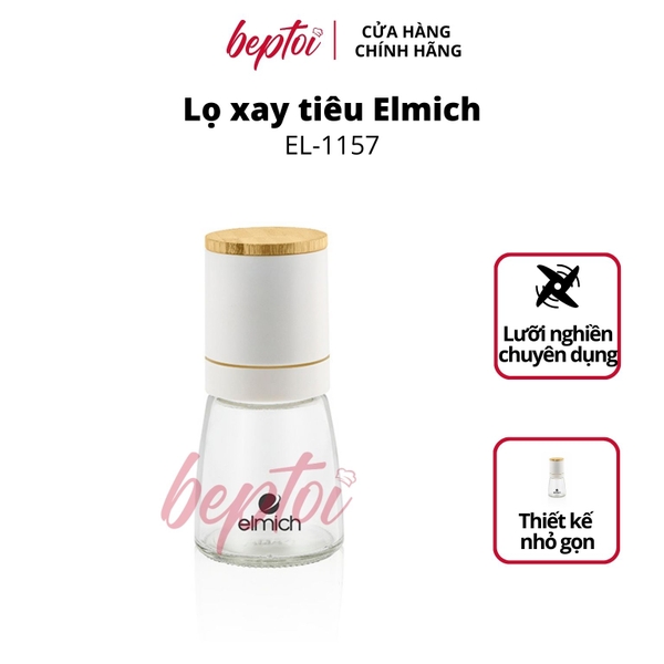 Lọ xay tiêu Elmich, lọ xay hạt tiêu thủy tinh Elmich EL1157