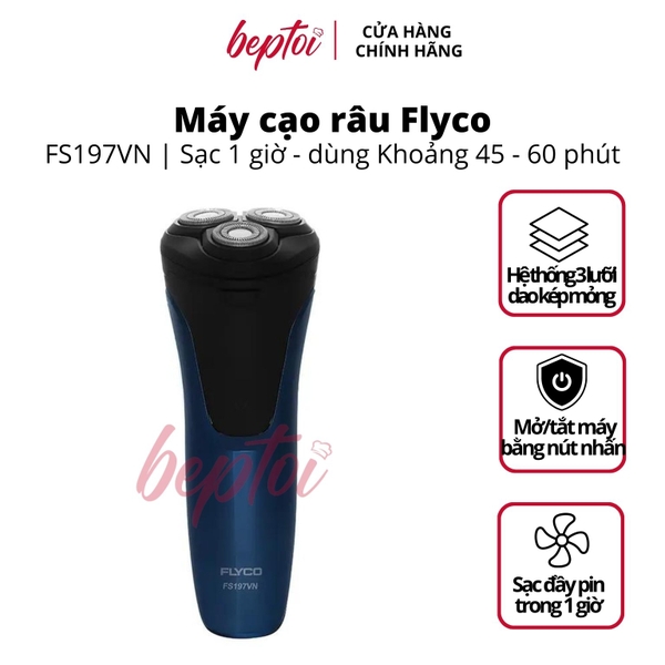 Máy cạo râu 3 lưỡi kép chống thấm nước FS197VN