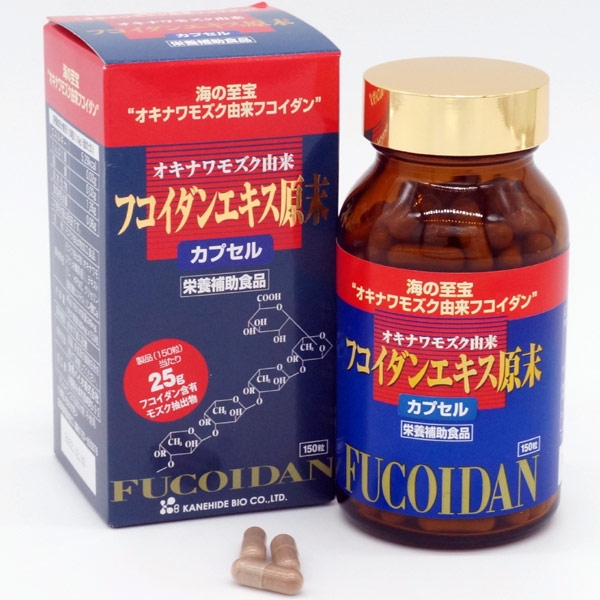 Viên Uống Hỗ Trợ Điều Trị Ung Thư Okinawa Fucoidan Kanehide Bio 150 viên (lọ đỏ)