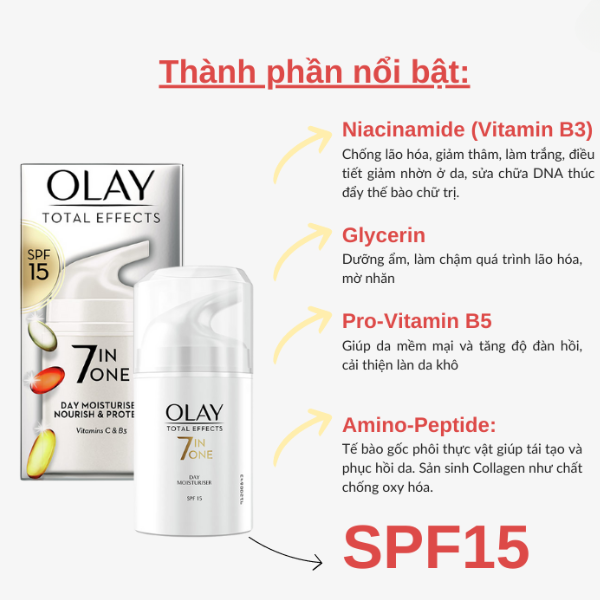 Kem dưỡng Olay Total Effects 7 in 1 Day 50ml