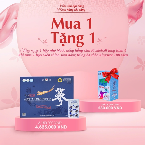 Viên thiên sâm đông trùng hạ thảo Kingsize – 180 viên