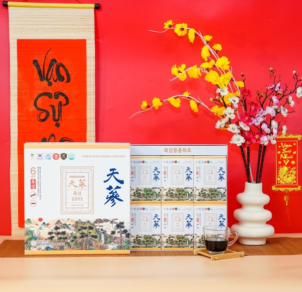 NƯỚC HẮC SÂM ĐÔNG TRÙNG HẠ THẢO PREMIUM