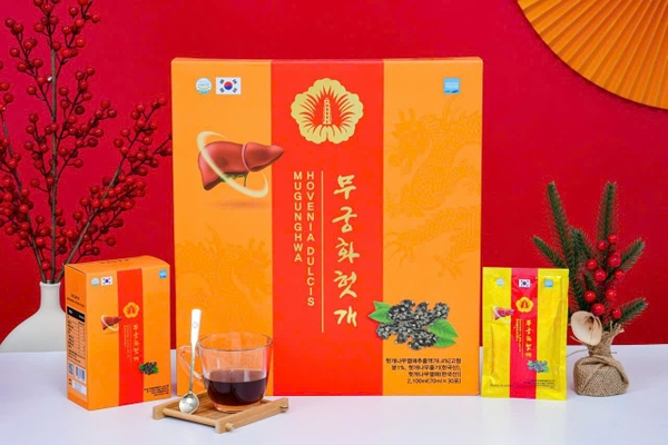Nước uống bổ gan Mugunghwa Hovenia Dulcis – 30 gói x 70ml