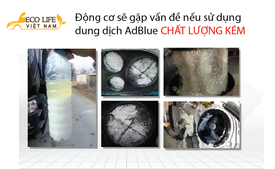 ADBLUE kém chất lượng-Những rủi ro khó lường khi sử dụng Nước Ure kém chất lượng gây hại cho động cơ xe