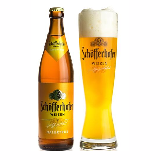 Bia Đức Schofferhofer Hefeweizen Naturtrub 5% - Chai 500ml - Thùng 18