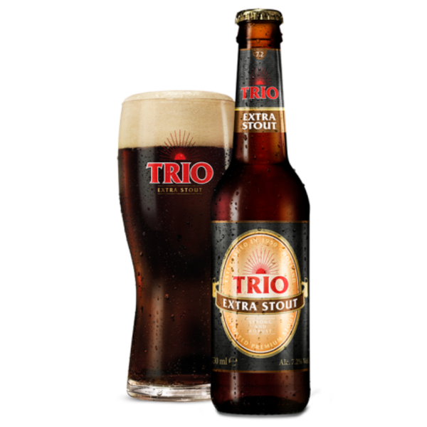 Bia Hà Lan Trio Stout 7,2% - Chai 330ml
