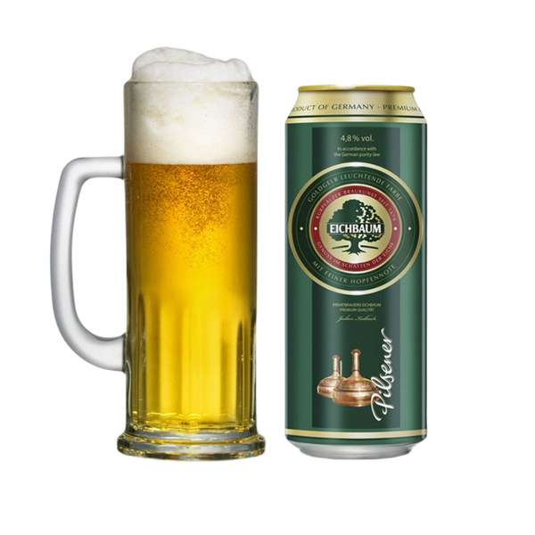 Bia Đức Eichbaum Pilsener 4,8% - Lon 500ml - Thùng 24