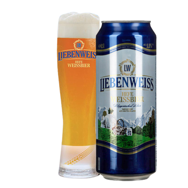 Bia Đức Liebenweiss 5,5% - Lon 500ml - Thùng 24