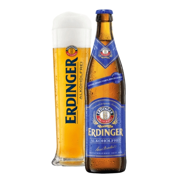 Bia Erdinger Alkoholfrei Chai 500ml