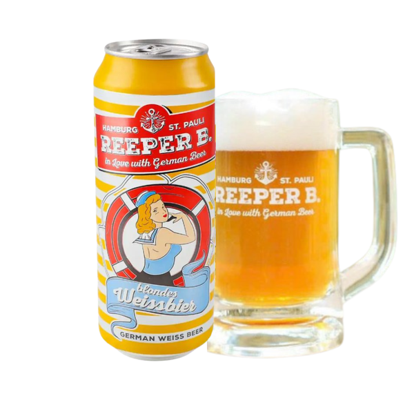 Bia Đức Reeper B Weissbier 5,4% - Lon 500ml - Thùng 24