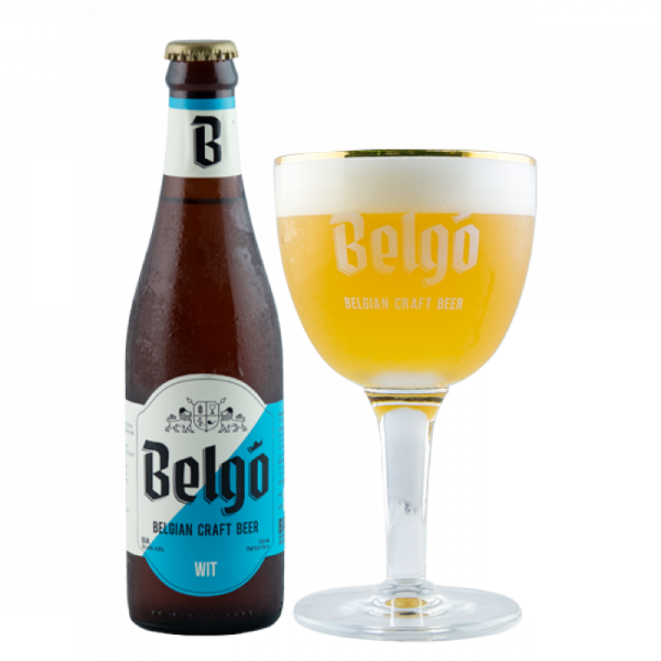 Bia Bỉ Belgo Wit 4,7% - Chai 330ml - Thùng 24
