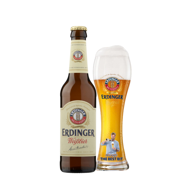 Bia Đức Erdinger Weissbier 5,3% - Chai 330ml - Thùng 24