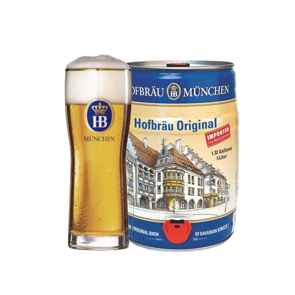 Bia Đức HB Munchen Original 5,1% - Bom 5 Lít