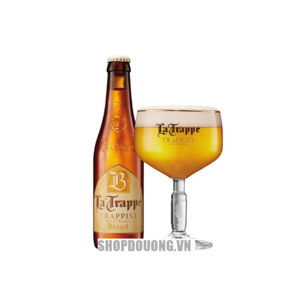 Bia Hà Lan La Trappe Blond Trappist 6,5% - Chai 330ml - Thùng 24