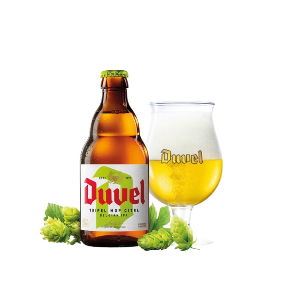 Bia Bỉ Duvel Triple Hop 9,5% - Chai 330ml - Thùng 24