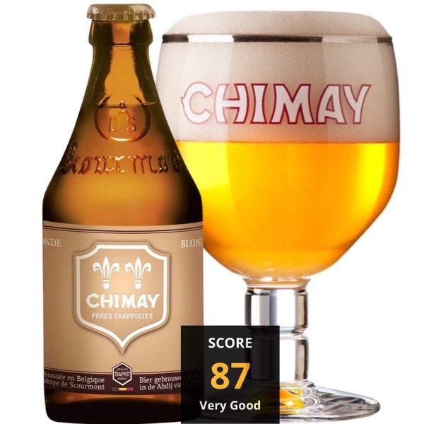 Bia Chimay vàng gold chai 330ml