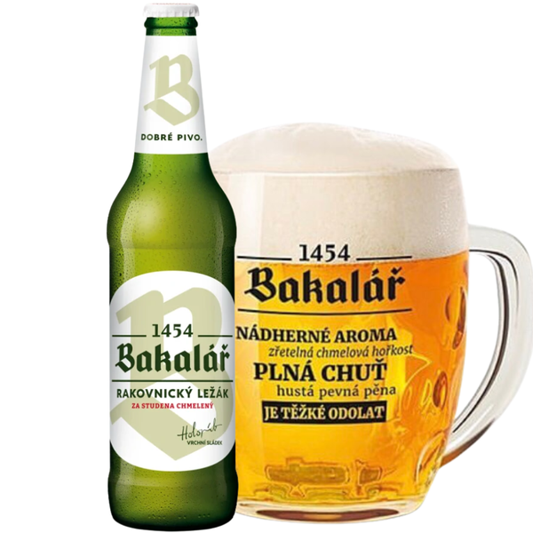 Bia Bakalar Dry Hopped Lager Chai 500ml