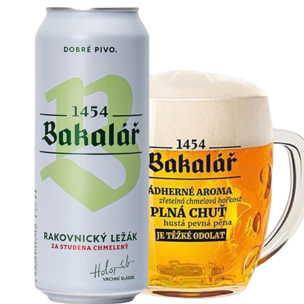 Bia Bakalar Dry Hopped Lager Lon 500ml