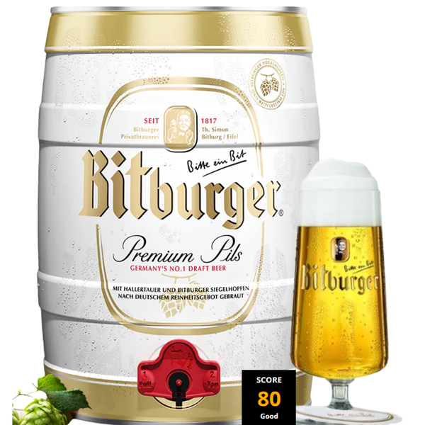 Bia Bitburger Pils 5 lit