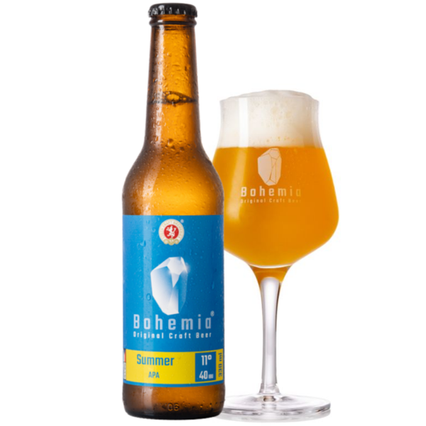 Bia Craft Tiệp Bohemia Summer APA 4,7% - Chai 330ml - Thùng 24