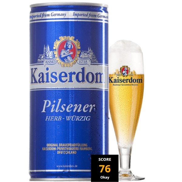 Bia Kaiserdom Pilsener lon 1L