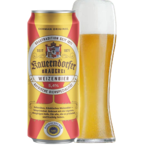 Bia Kauerndorfer Weizenbier Lon 500ml