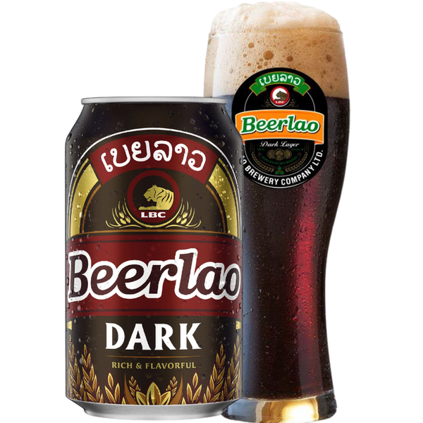 Bia Lào Đen lon 330ml