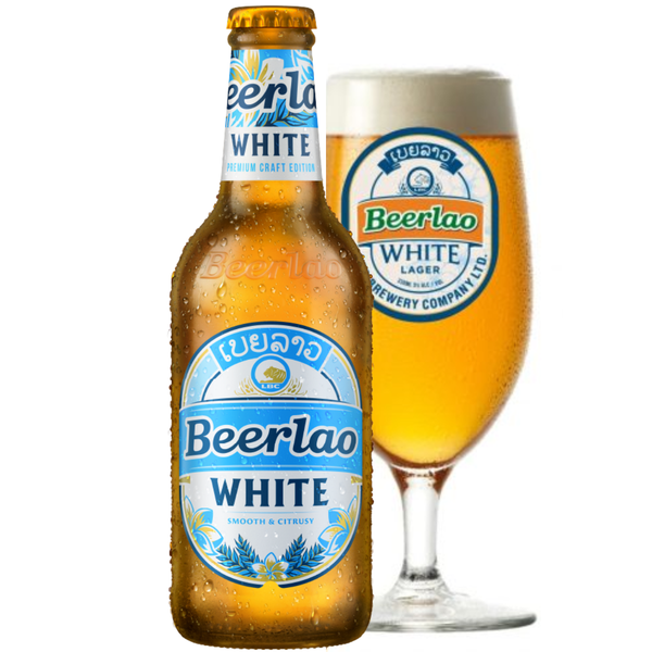 Bia Lào White Chai 330ml