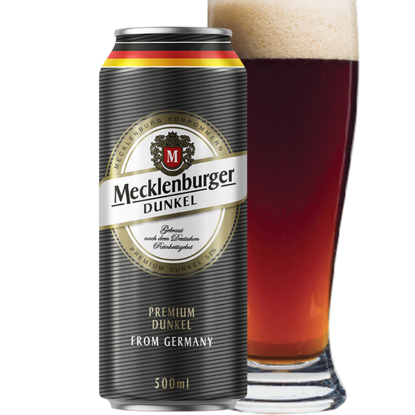Bia Đức Mecklenburger Dunkel 5,2% - Lon 500ml - Thùng 24