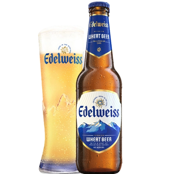 Bia tuyết edelweiss việt chai 330ml