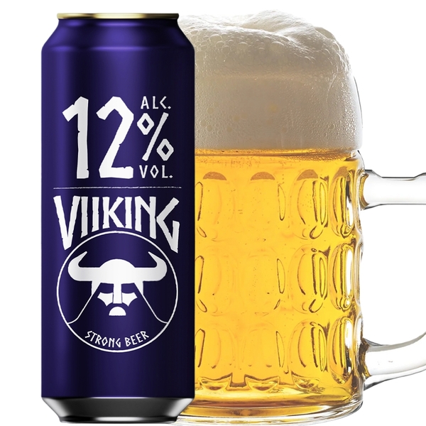 Bia Viiking 12 lon 500ml