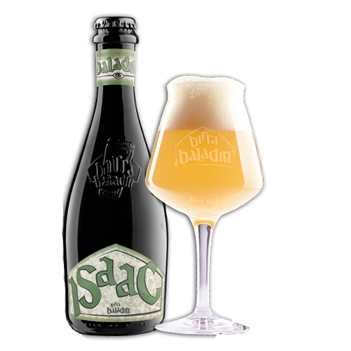 Bia Ý Baladin ISAAC (White Ale) 5,0% - Chai 330ml - Thùng 24
