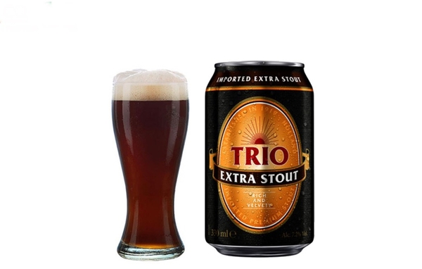 Bia Hà Lan Trio Stout 7,2% - Lon 330ml - Thùng 24