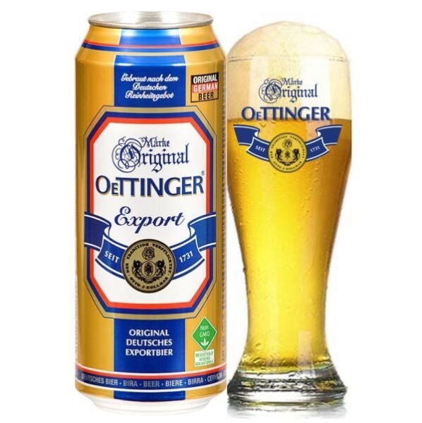 Bia Đức Oettinger Export 5,4% - Lon 500ml - Thùng 24