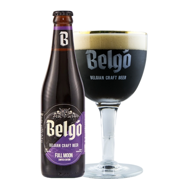 Bia Belgo Full Moon Chai 330ml