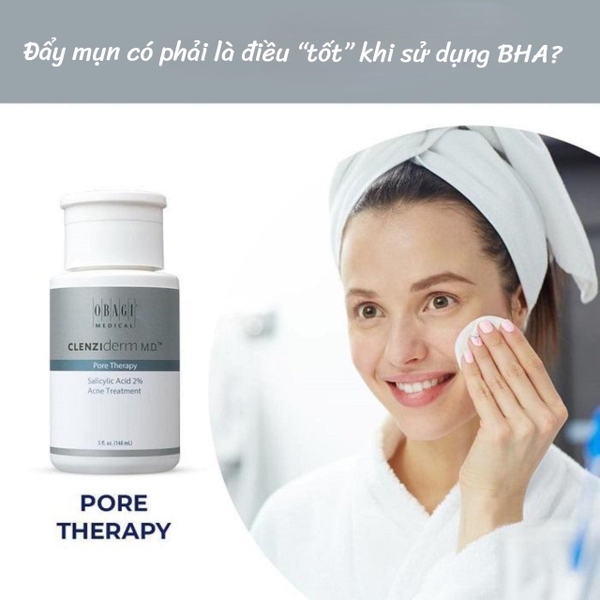 Tìm hiểu về hiện tượng đẩy mụn khi dùng BHA