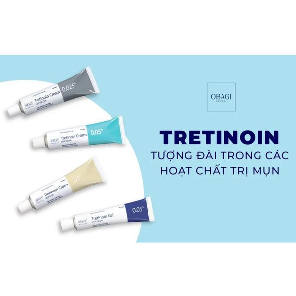 Tretin0in - Tượng đài trong các hoạt chất trị mụn