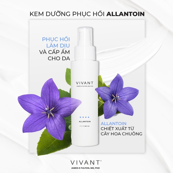 Kem dưỡng ẩm, phục hồi da Vivant Skincare Allantoin - 86ml