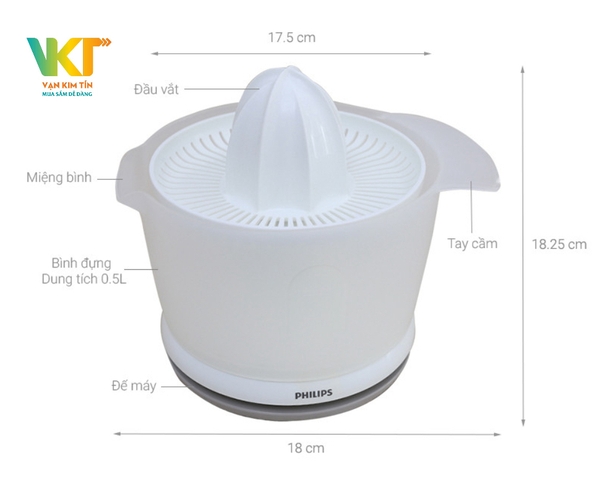Máy vắt cam Philips HR2738