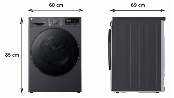 Máy sấy LG DVHP50M DUAL Inverter Heat Pump 10.5kg