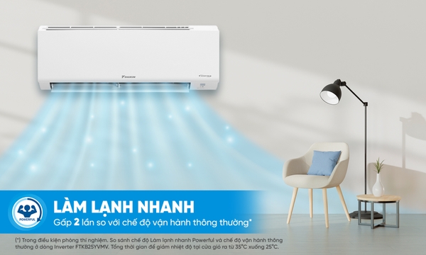 Máy Lạnh Daikin Inverter 1HP FTKB25ZVMV