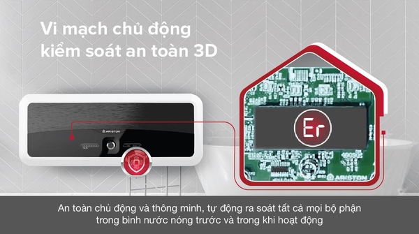5 Lý do nên chọn bình nóng lạnh Ariston 20 lít Slim3 20 LUX cho nhà tắm chung cư