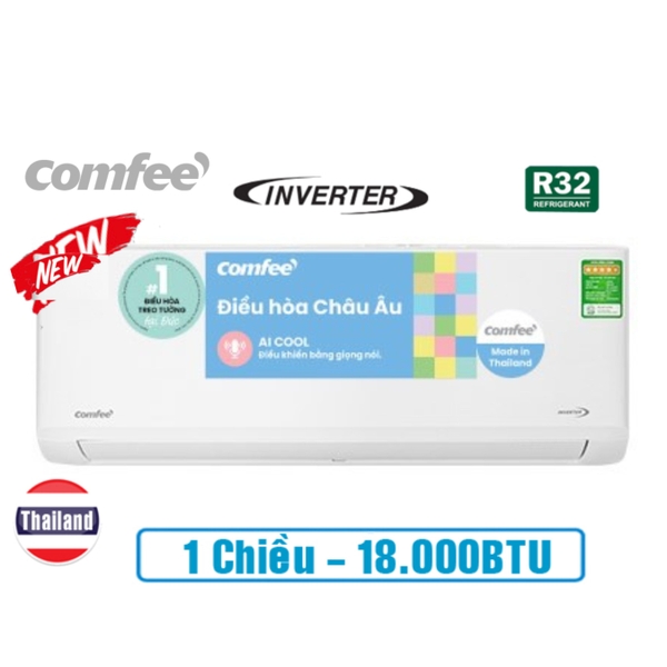 Điều hòa Comfee 1 chiều Inverter 2HP-18.000BTU CFS-18VDGF-V