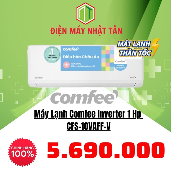 Máy Lạnh Comfee Inverter 1 Hp CFS-10VAFF-V