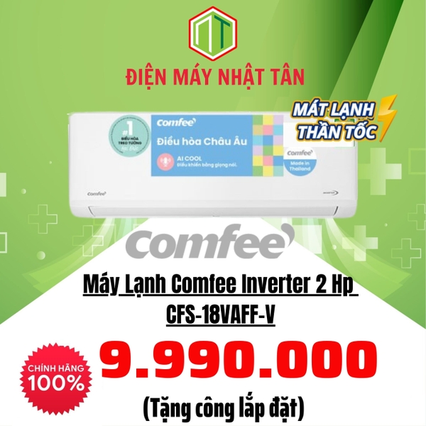 Máy Lạnh Comfee Inverter 2 Hp CFS-18VAFF-V