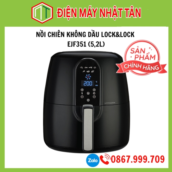 NỒI CHIÊN KHÔNG DẦU LOCK&LOCK EJF351 (5,2L)