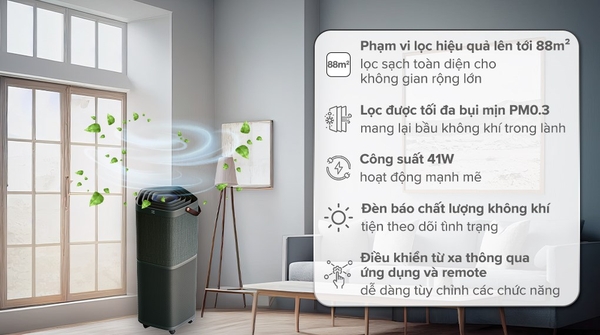 Máy lọc không khí Electrolux PA91-606DG 41W