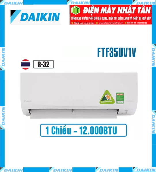 Điều hòa Daikin 12000BTU 1 chiều FTF35UV1V