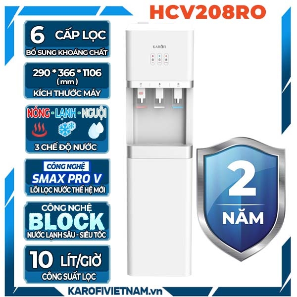 Máy nóng lạnh Karofi HCV208RO
